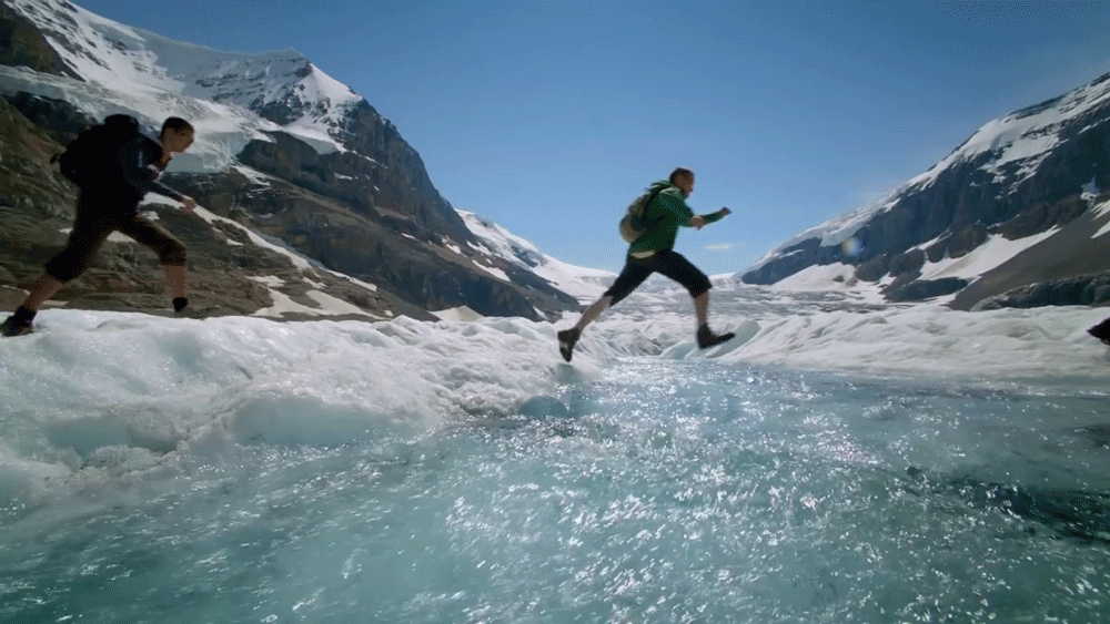 esSENSiel - Cinemagraph_Bédière, alpiniste & glacier